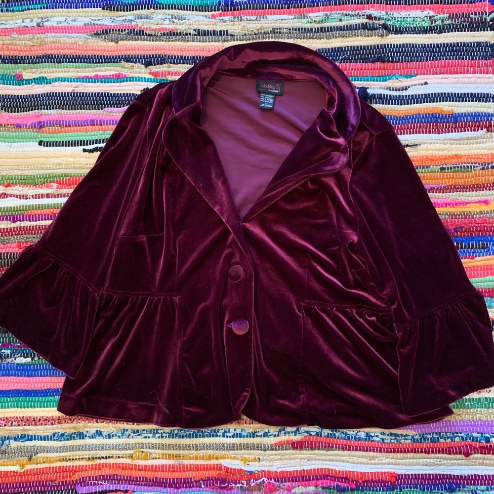 Vintage Velvet Blazer